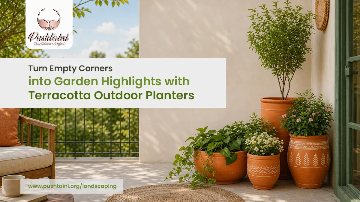 Turn Empty Corners into Garden Highlights with Terracotta Outdoor Planters