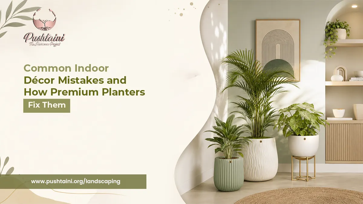Common Indoor Décor Mistakes and How Premium Planters Fix Them